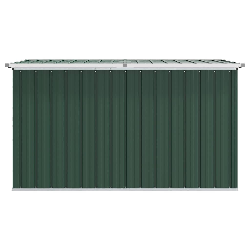 Scatola da giardino verde, 171 x 99 x 93 cm, resistente alle intemperie e impermeabile, grande spazio per cuscini, coperte, attrezzi e accessori, ideale per balcone, terrazza e uso esterno