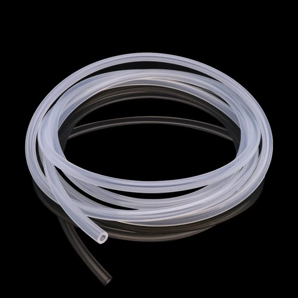 Goanilad 1PCS Transparent Silicone Rubber Hose ID 0.5 1 2 3 4 5 6 7 8 9 10 12mm O.D Clear Flexible Nontoxic Plumbing Hoses, 1M(ID 8mm x 14mm OD)