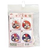 Panami ちりめん細工 キット リース雛 桃 LH-1