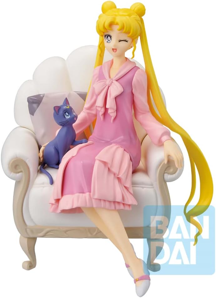 Ichibansho Figure - Sailor Moon Cosmos The Movie - Usagi & Luna -Antique Style-, Bandai Spirits Collectible Figure
