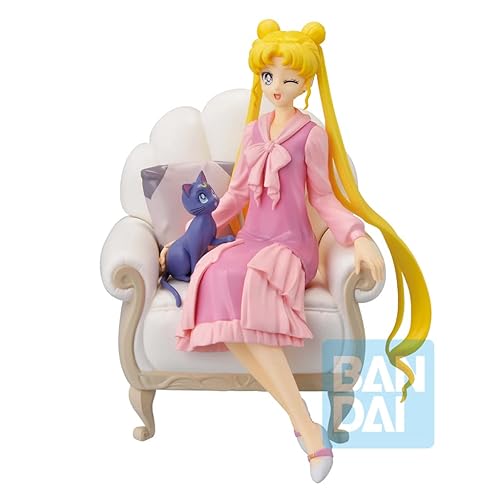 Ichibansho Figure - Sailor Moon Cosmos The Movie - Usagi & Luna -Antique Style-, Bandai Spirits Collectible Figure