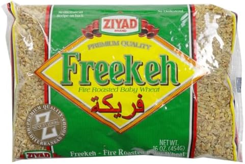 Ziyad Freekeh Fire Roasted Baby Wheat - Vegan Ancient Grain, 16 oz