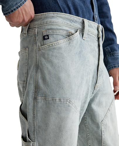 AG Adriano Goldschmied Men's Wells Carpenter Relaxed Tapered Utility Pants3
