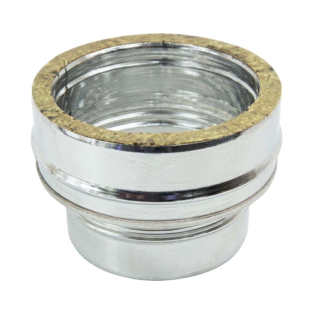Maka Raccordo Mono-Doppia Parete Canna Fumaria Doppia Parete 50 Inox Ø 200 mm