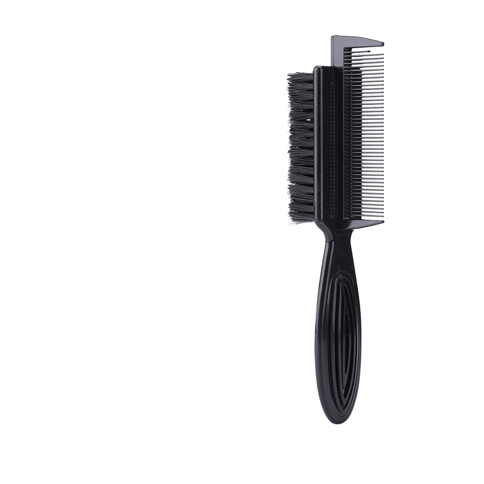 DieffematicSZ Grzebień Portable Trimming Comb Double Sided Small Brush Hair Cutting Cleaning Two In One Hair Shaving Comb Beard Brush