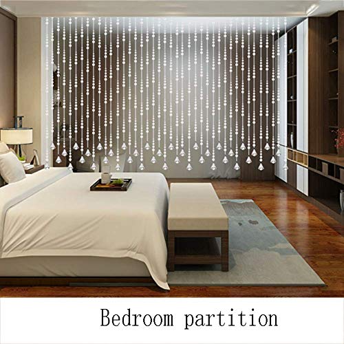 Cortinas de puerta con cuentas de cristal y 25 hilos para salón 3