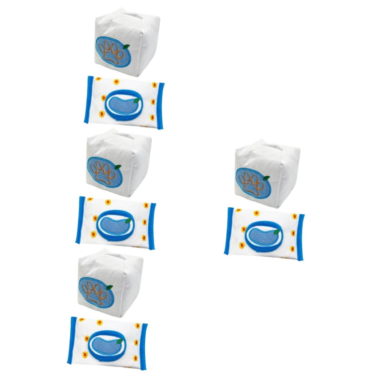 SUPVOX 8piezas Juguete Olfativo para Perros Juguetes Interactivos De Alimentación Lenta para Cachorros De Interior Papel Extraíble