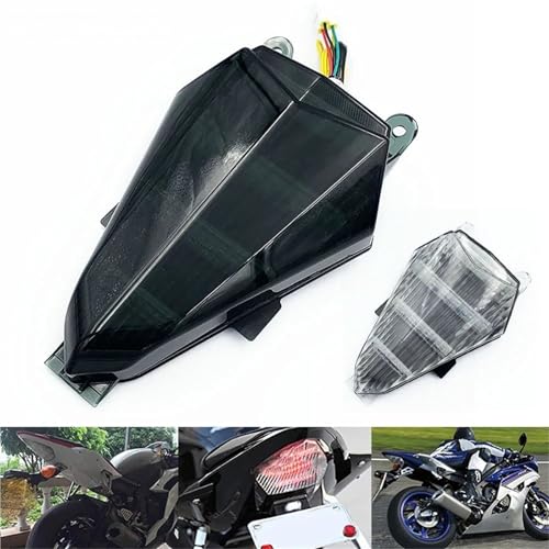 Frein arrière modifié avec clignotants YZF R6 élimine l'humidité