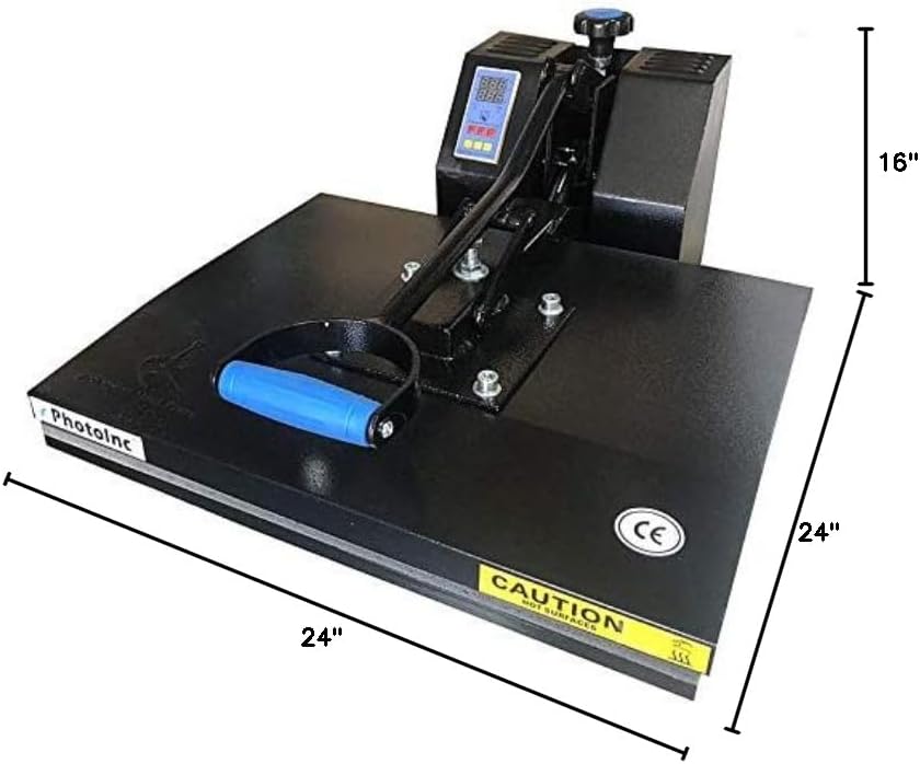 ePhotoInc New 16 x 24 Digital Clamshell Heat Press T-Shirt Sublimation Transfer Heat Press Machine Z1624