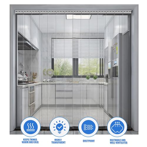 Kit de porte en PVC robuste et isolant pour marché industriel