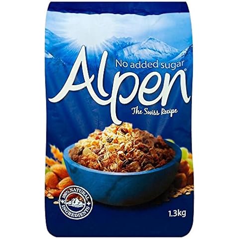 Alpen Muesli No Added Sugar (1.1Kg) - Pack of 2 Cover