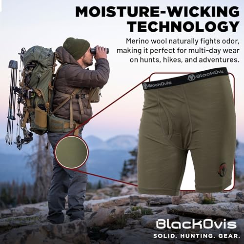 Venture Merino Boxer Brief - Reg - Burnt Olive - 2XL2