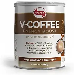 V-Coffee Energy Boost - 220g Sabor Original - Vitafor