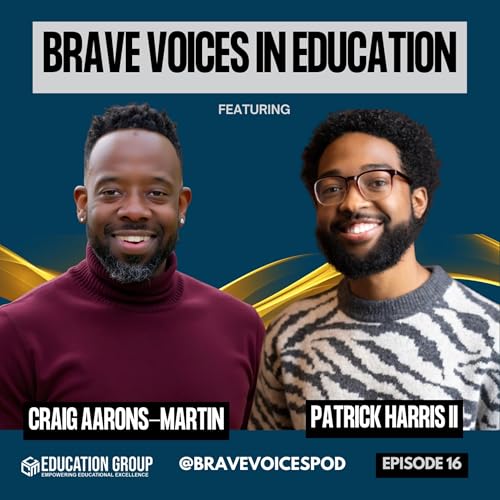 『Teaching Without Armor: Patrick Harris II on Courage, Black Horror & The Humanity of Teachers』のカバーアート