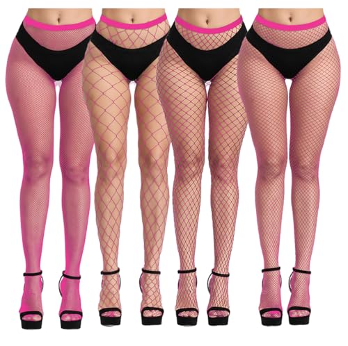Womens High Waist Fishnet Stockings,Stretchy Fishnet Stockings Thigh Tights Pantyhose Stockings
