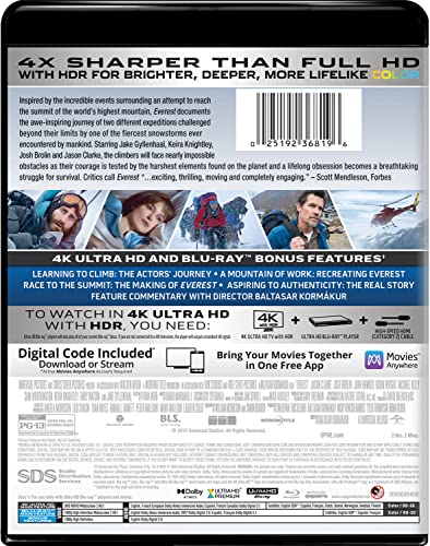 Everest [4K Ultra HD + Blu-ray + Digital HD] image 4