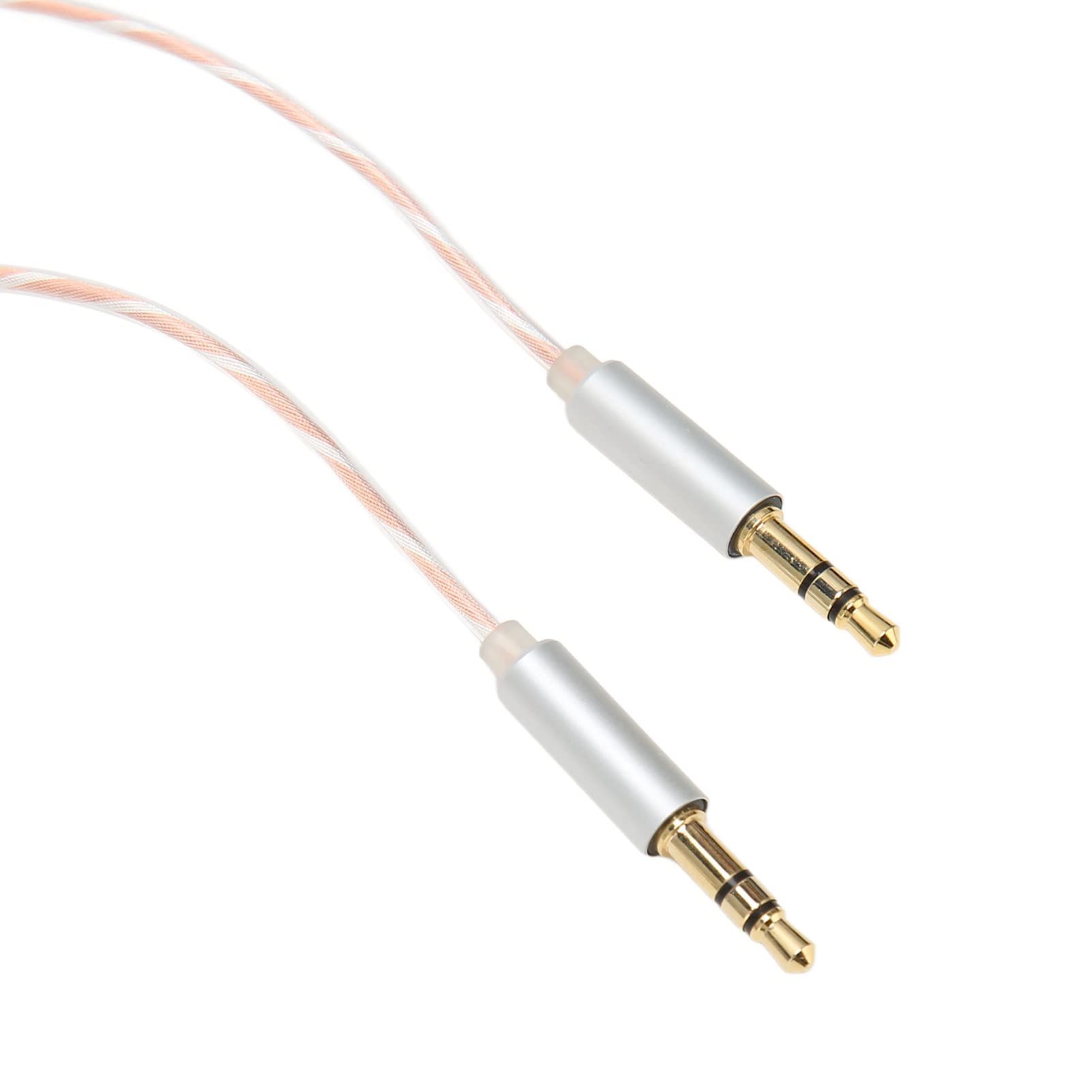 Jectse Kopfhörerkabel-Ersatz, Dual-3,5-Mm-Stecker auf 2,5 Mm, 3,5 Mm, 4,4 Mm, Symmetrisches Kabel-Ersatz mit Verlustfreiem Klang, Flexibles Kopfhörer-Aux-Kabel für HE400 für D7200 für T5P