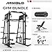 Mikolo Smith Machine, 2200lbs Squat Rack with LAT-Pull Down System & Cable Crossover Machine, Power Rack and Packages (BPRO230HPHGP)
