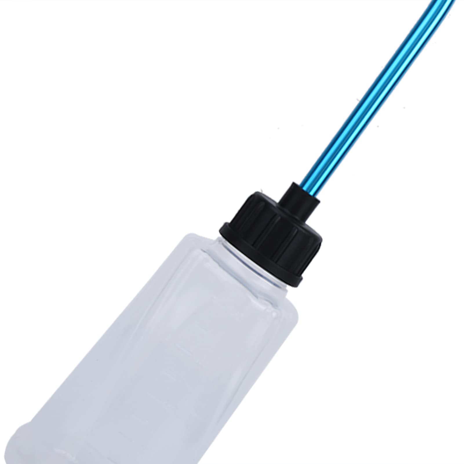 SUNGOOYUE RC Fuel Filler Refill Bottle 250ML White Aluminum Alloy Straw Lightweight for Model Car