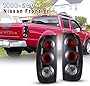 AUTOWIKI Tail Lights For 1998 1999 2000 2001 2002 2003 2004 Nissan Frontier Taillights Assemblies Driver Passenger Replacement Rear Lamps