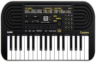 Casio SA-51 32 Mini-Keys Keyboard in Black and white and Rhythm Warriors animated online lessons