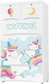 Nafenai plastic storage dressers drawers 6 Drawers Storage cart organizer with w - Compare price