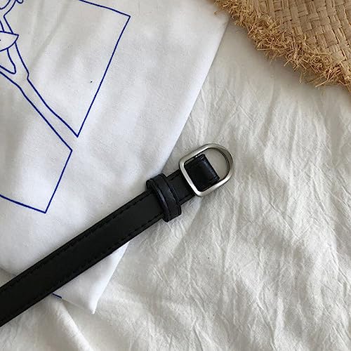 Adjustable Alloy Buckle PU Belt No Hole Design Belt Hot Girls Women Waist Belt For Coat Skirts Jeans Decorative3