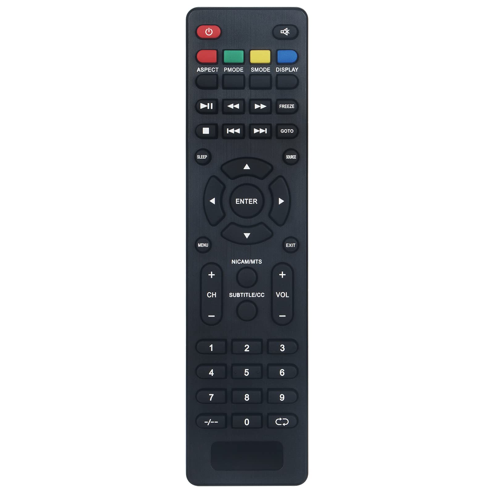 Télécommande Bruhm PERFASCIN de rechange pour téléviseur noir