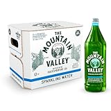 Mountain Valley Sparkling Water, 33.8 oz 1 LTR Glass Bottles 12 Pack