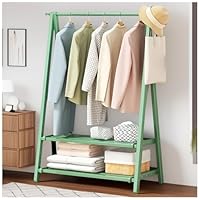 Multifunctional SpaceSaving Coat Rack with 2 Shelves & 2 Hooks Foldable Sturdy Entryway Organizer for Hallway & BedroomDimensions: 66/86/116x40x160CM