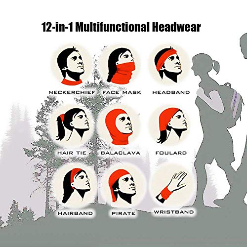 Ironworker American flag Men Women Neck Gaiters Bandana Adult Wrist Strap for Outdoor Sports