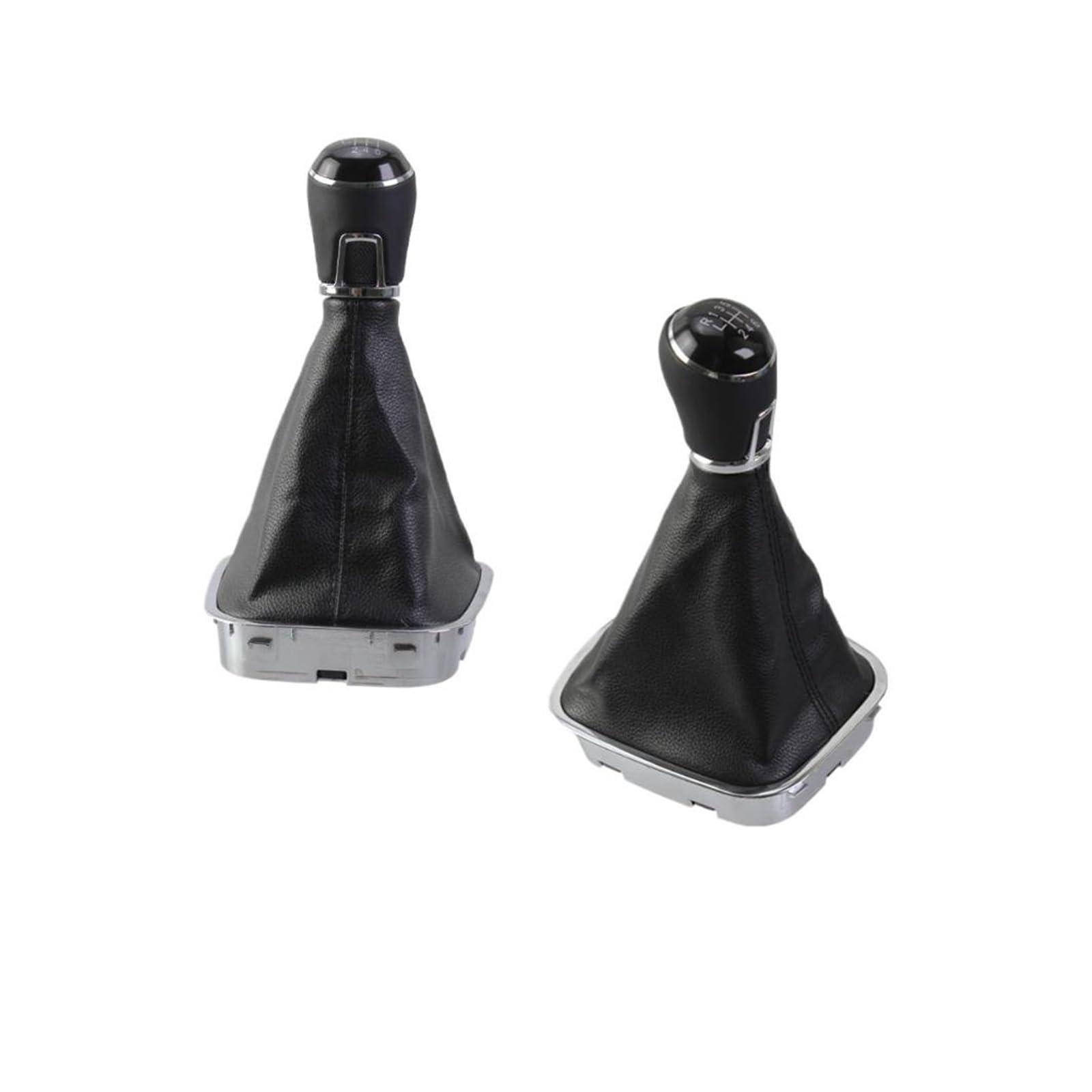 Kunyos 6 Speed Gear Shifter Knob For Vw Polo 6C 2015 2016 2017 2018 Leather Upgrade