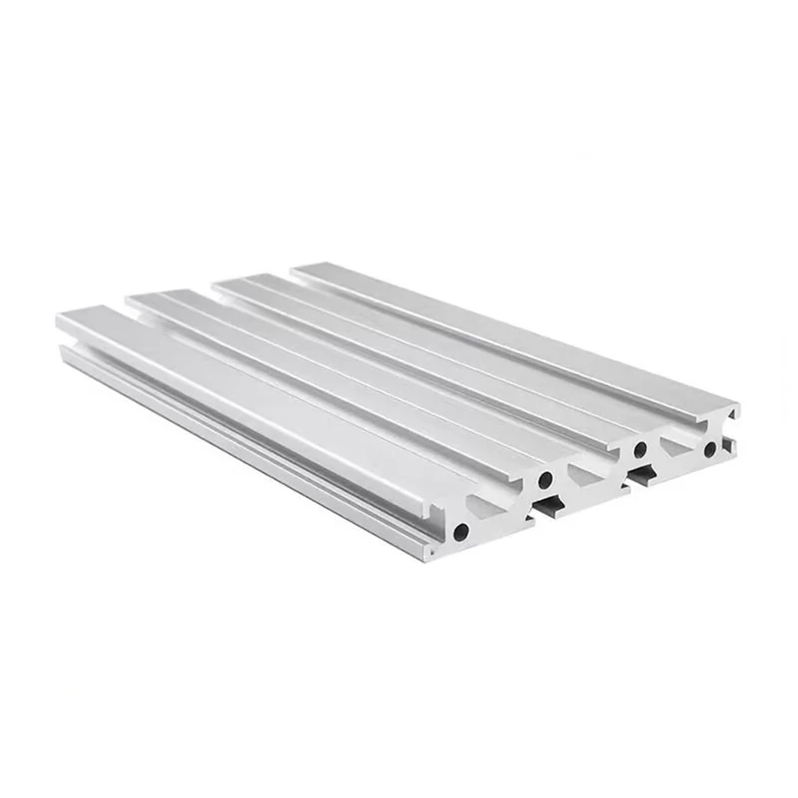 GTPBAO Profilo di guida lineare anodizzato con foro da 4,3 mm for telaio estruso in alluminio con scanalatura a T 15100 for ringhiere for recinzioni fai da te Binario estruso(350mm)