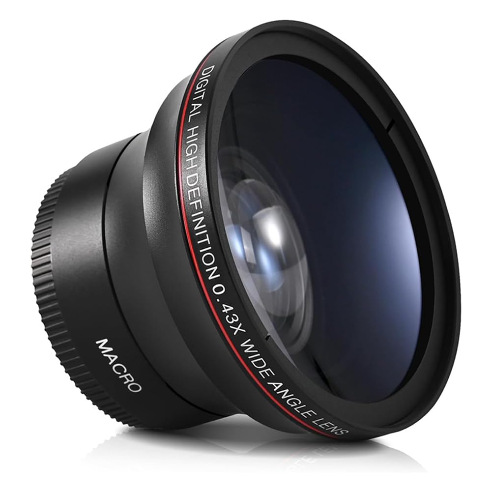 Erweiterung für 58mm Kameras für 58MM 0,43x Hochauflösende Weitwinkel- + Makroobjektivaufsatz Verbesserung der Fotografischen Kreativität