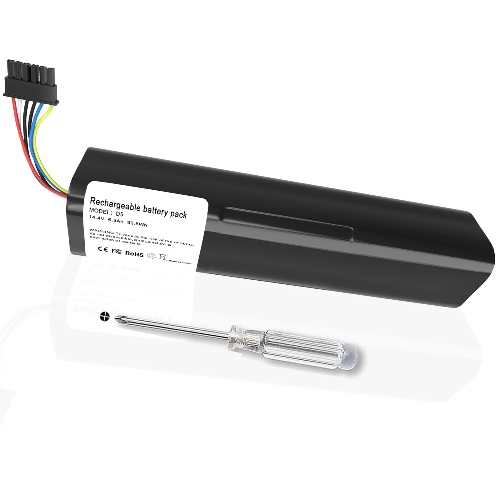 6500mAh Battery Replacement for Neato D3 D4 D5 D6 D7 D3+ D301 D303 D5+ D502 D503 D701 D702 D703 D705 Robotics Vacuum Cleaners 945-0225 205-0011 205-0013 205-0028 945-0266