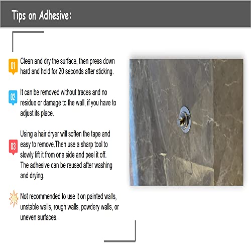 Arayarser HRYM01 Shower Curtain Side Magnets To Keep Curtain Closed To The Wall thumb #6