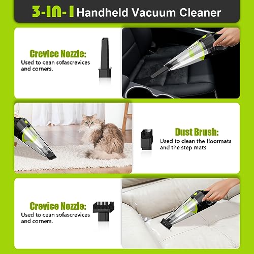 Absob Aspirabriciole Senza Fili, Ricaricabile