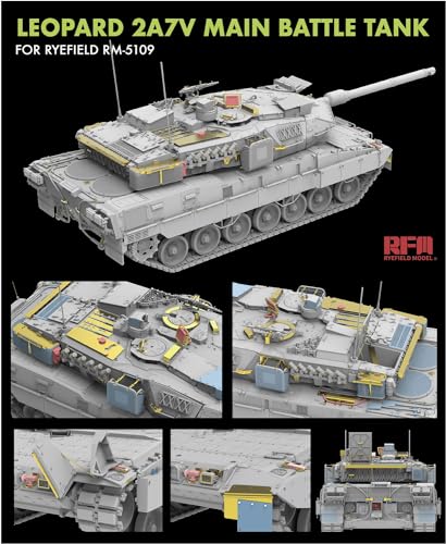 Leopard 2A7V Main Battle Tank 1:35 Rye Field Model 2069 kit de modification de char d'assaut - 3