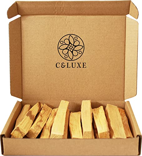 PALO Santo Extra Premium 15 Bâtons , 110 à 130 Grammes, encens Naturel à bruler, Bois de Santal de Pérou, Purification d'air, Anti Stress, méditation, (Boite de 15 Batons 9.5 à 11 cm: 110 à 130 GR) Cover