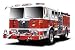 Large Fire Truck Wall Decal Sticker Firefighter Boys Bedroom Wall Decor Decoration Firetruck Engine Peel and Stick