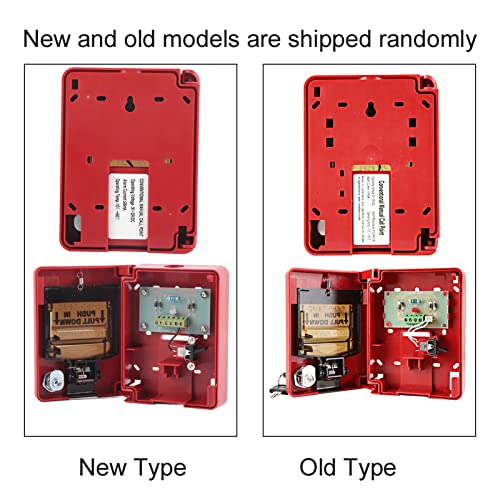 Feuermelder, Manuelle Zugstation mit Doppelter Aktion Brandmelder mit Manuellem Rufpunkt Ton- und Lichtalarm mit Tastensperre für Zugstationen oder Rufpunkte