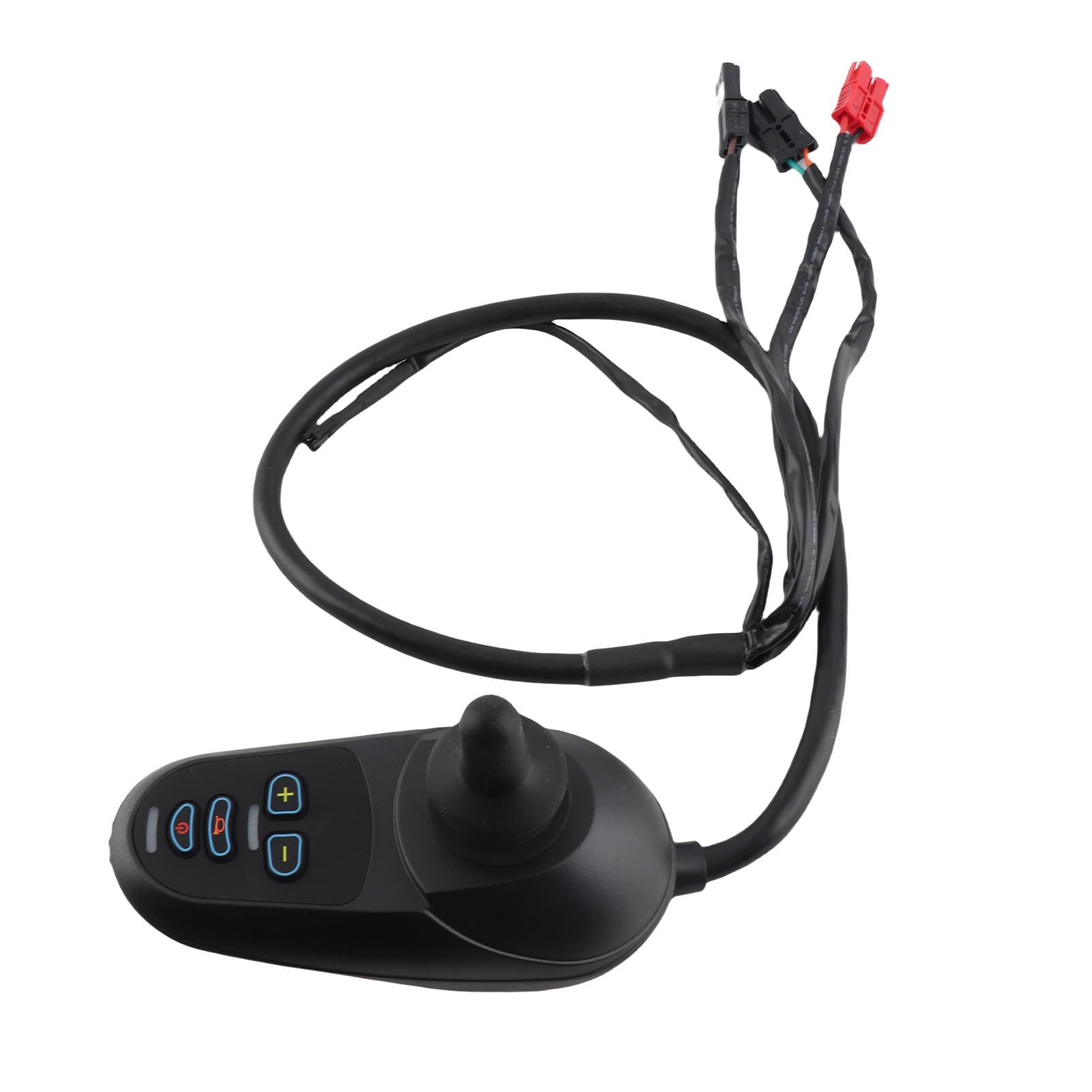 Chrees Controlador de Potencia para Silla de Ruedas Eléctrica 45A, Controlador de Joystick con Cepillo Conector para Silla de Ruedas DC24V