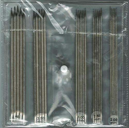 Knitpro - Knitpro nova metaal (15 cm, 2,00-4,00 mm) dubbel puntige naaldset - 1 Stuk - Afbeelding 4