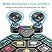 Muornos Electronic Drum Set,9-Pads Roll-up Drum Pad Electric Drum Set with Headphone Jack Built-in Speaker Sticks Foot Pedals,Great Christmas & Birthday Gift for Kids
