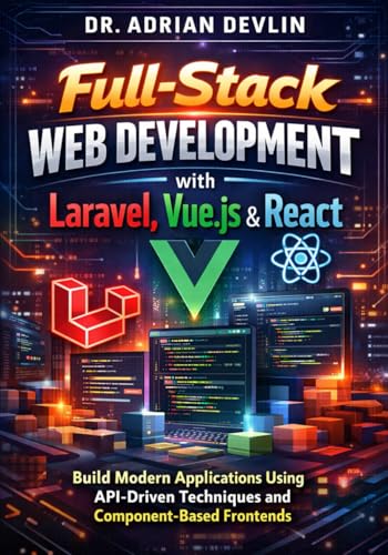  Full-Stack Web Development with Laravel, Vue.js & React: Build Modern Applications Using API-Driven Techniques and Component-Based Frontends