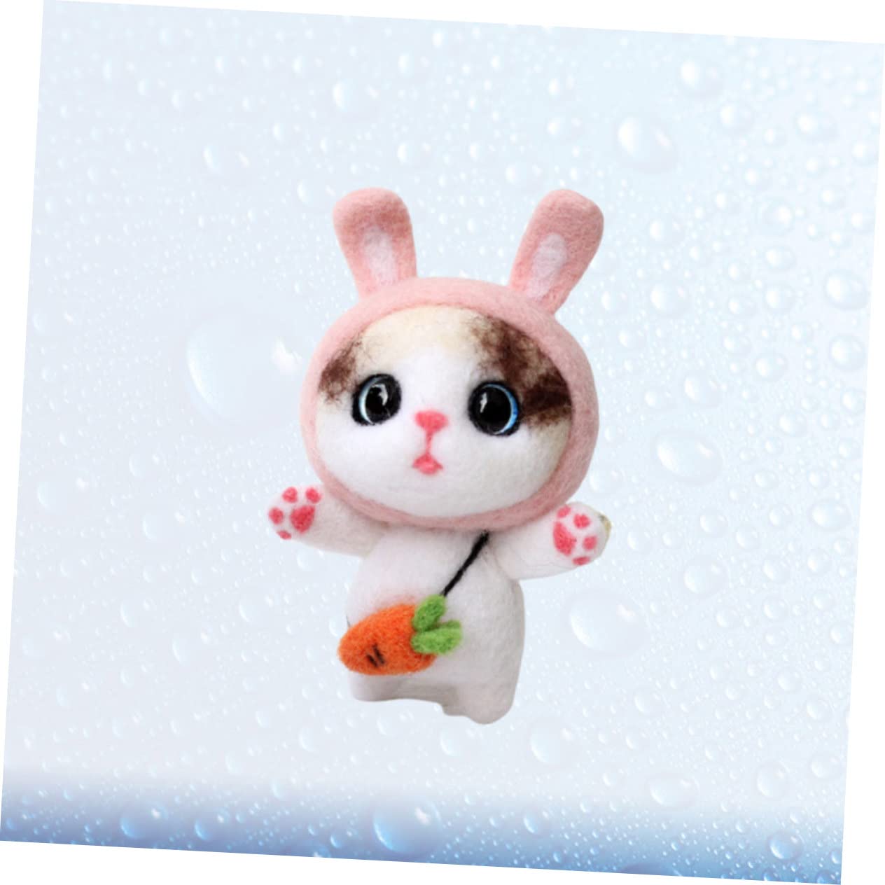 DOITOOL Plush Doll DIY Needle Felting Kit Wool Supplies for Adults Fun Craft Activity for Home Present for Day and Family Bonding