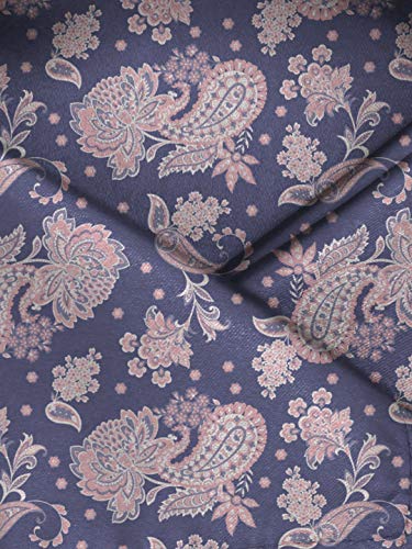 Image of BLACKSMITH Paisley and Floral Printed Italian Pocket Square for Men and Boys, for traditional Indian Wear like Bandhgala and Modi Jacket