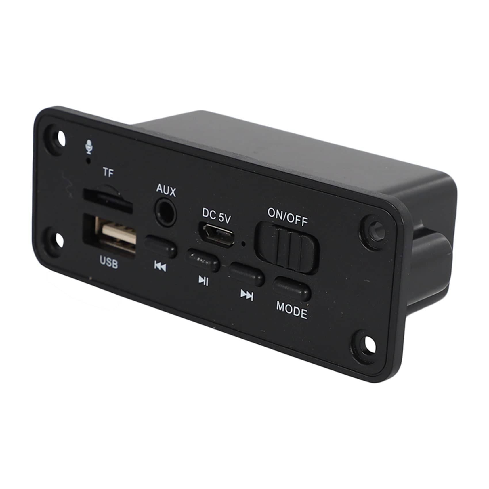 10 x zestaw głośnomówiący odtwarzacz MP3, dekoder płytki, 2 x 3 W, wzmacniacz DC 5 V, MP3 WMA, bezprzewodowy Bluetooth 5.0, dekoder płytki, moduł audio, USB, FM, TF, nagrywanie, radio AUX do