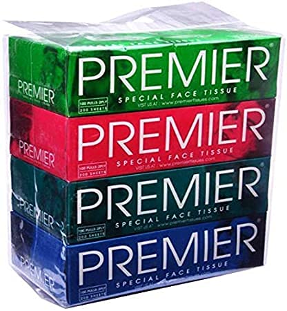 Edward Enterprise Premier Face Tissues Box (Pack of 4)