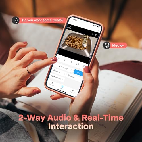 Smart Pet Feeder with Camera and Audio